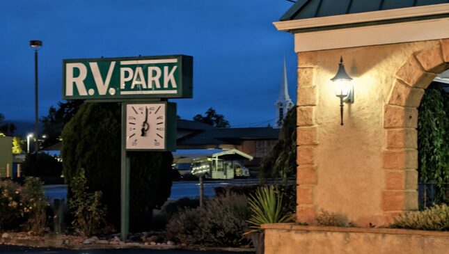 RV Park Sign